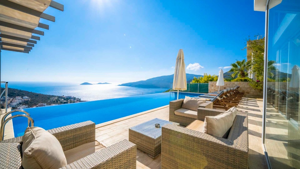 4-Bed Sea View Villa in Kalkan
