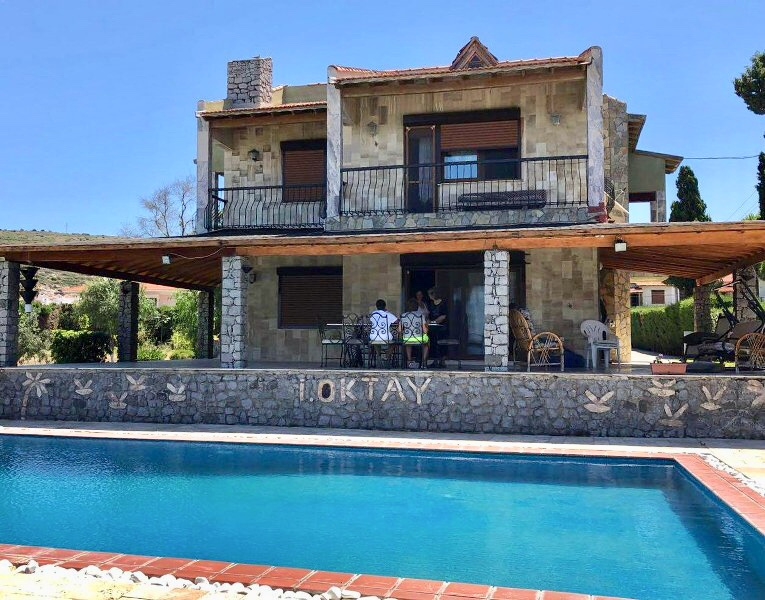 Beachfront Stone House in Cesme for Sale
