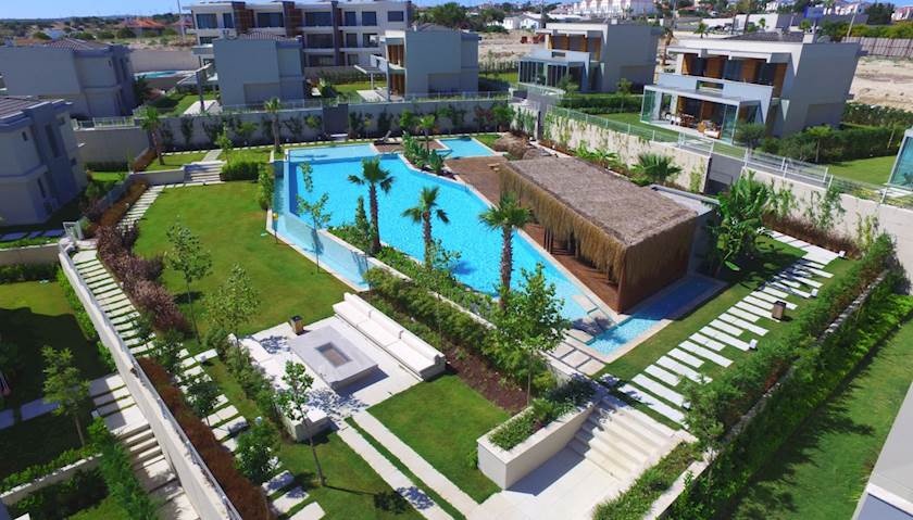 Prestigious Villa for Sale in Cesme on Beachfront Complex 